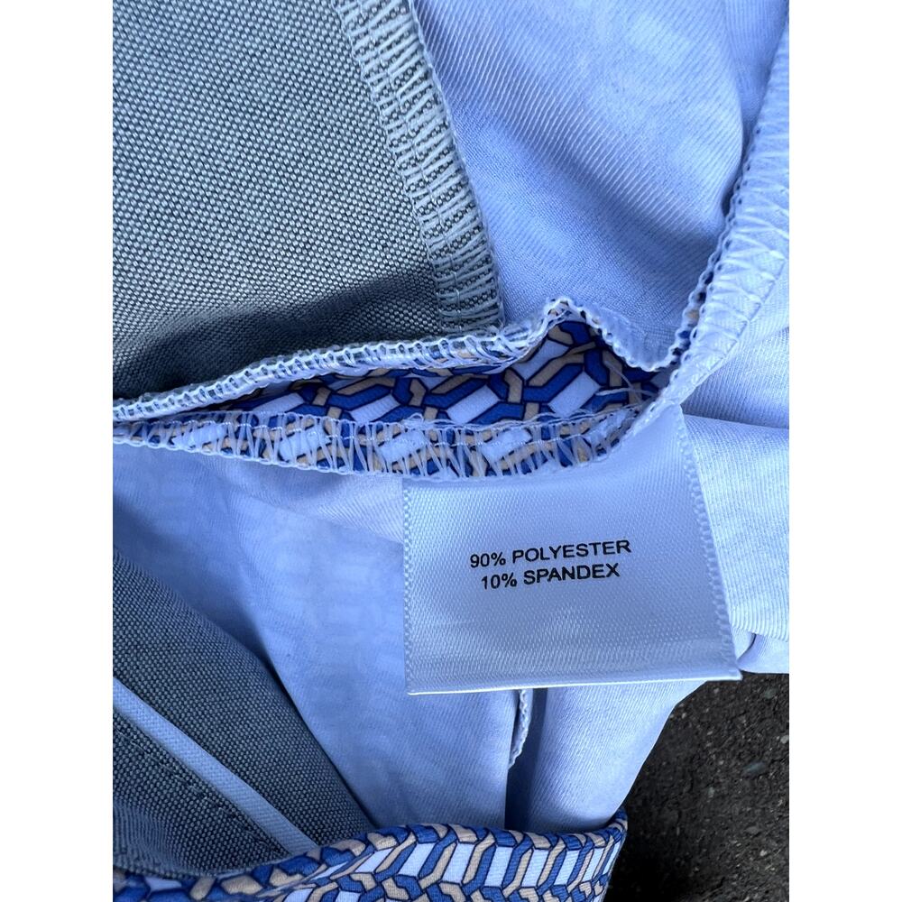NWT Peter Millar blue print activewear golf stretch pants size 4 - Picture 7 of 7